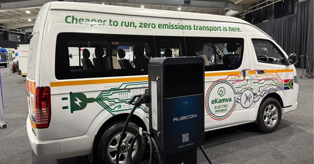 Electric Minibus Taxis Hit Cape Town in October – Here's How the Charging Actually Works