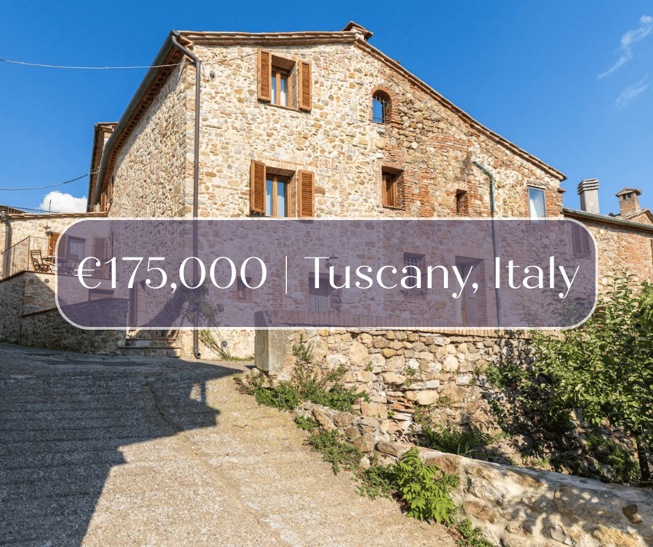 Restored Stone Townhouse in a Medieval Tuscan Village
