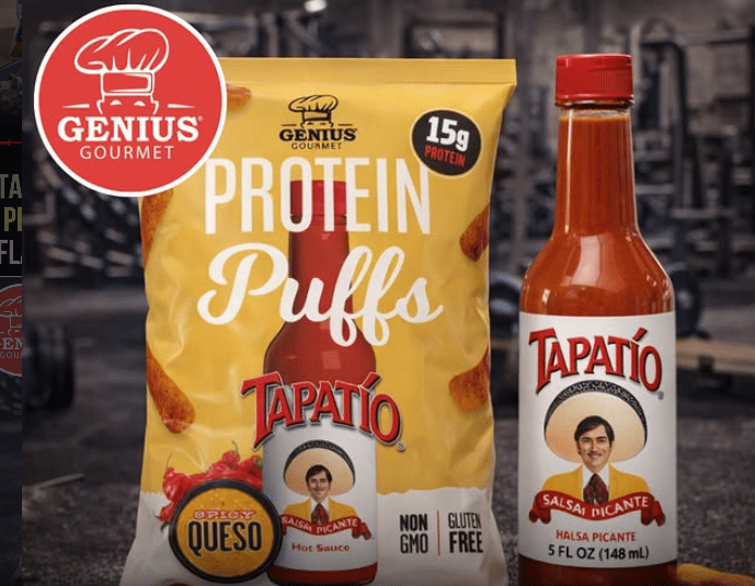 Genius Gourmet And Tapatío Launch High-Protein Spicy Puffs