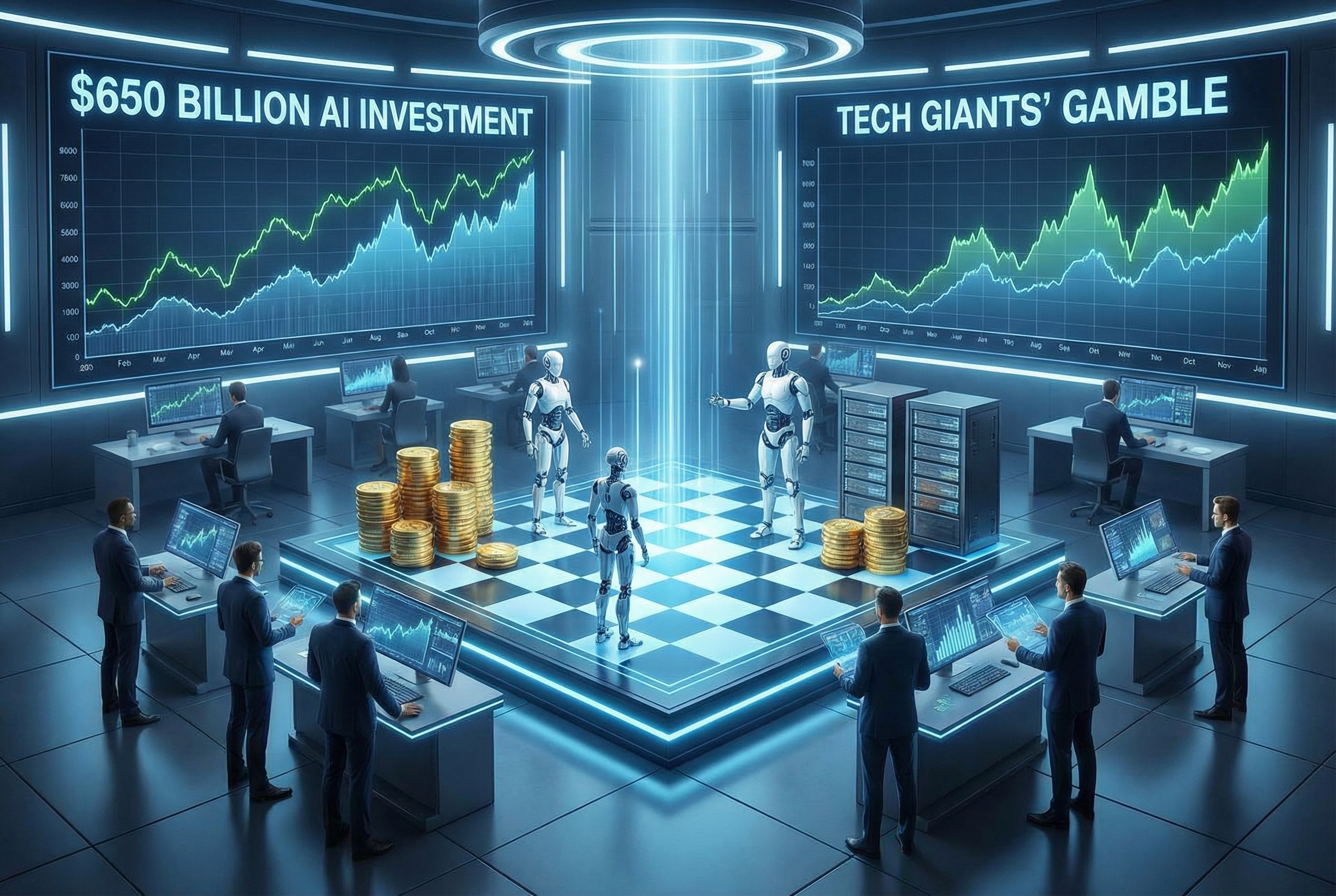 $650 Billion Gamble: Big Tech Unleashes Financial Firepower in High-Stakes AI Arms Race