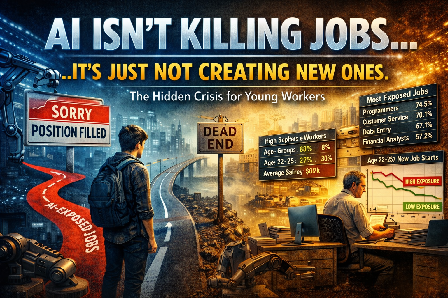 AI Isn't Killing Jobs. It's Just Not Creating New Ones.