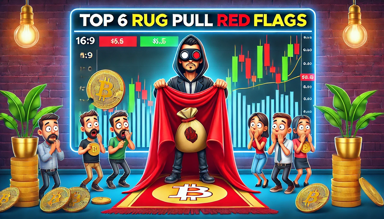 🚩 Spot TOP 6 Rug Pull Red Flags That Scream Scams Before They Take Every Penny in Your Wallet