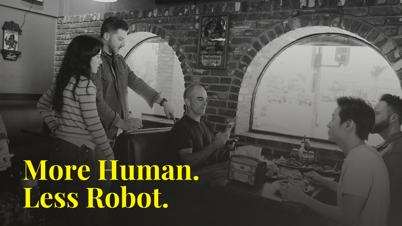 ⚫️🟡 What if less AI is the key to growth?