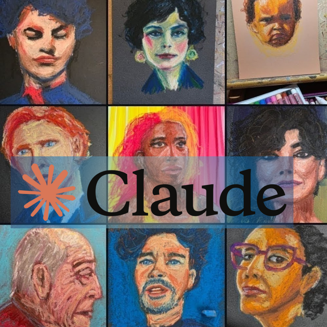 Wat vind Claude AI van mijn  recente oliepastels?
