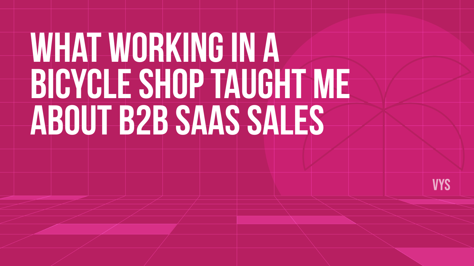 What Working in a Bicycle Shop Taught Me About B2B SaaS Sales
