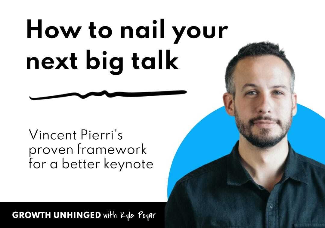 How to nail your next big talk