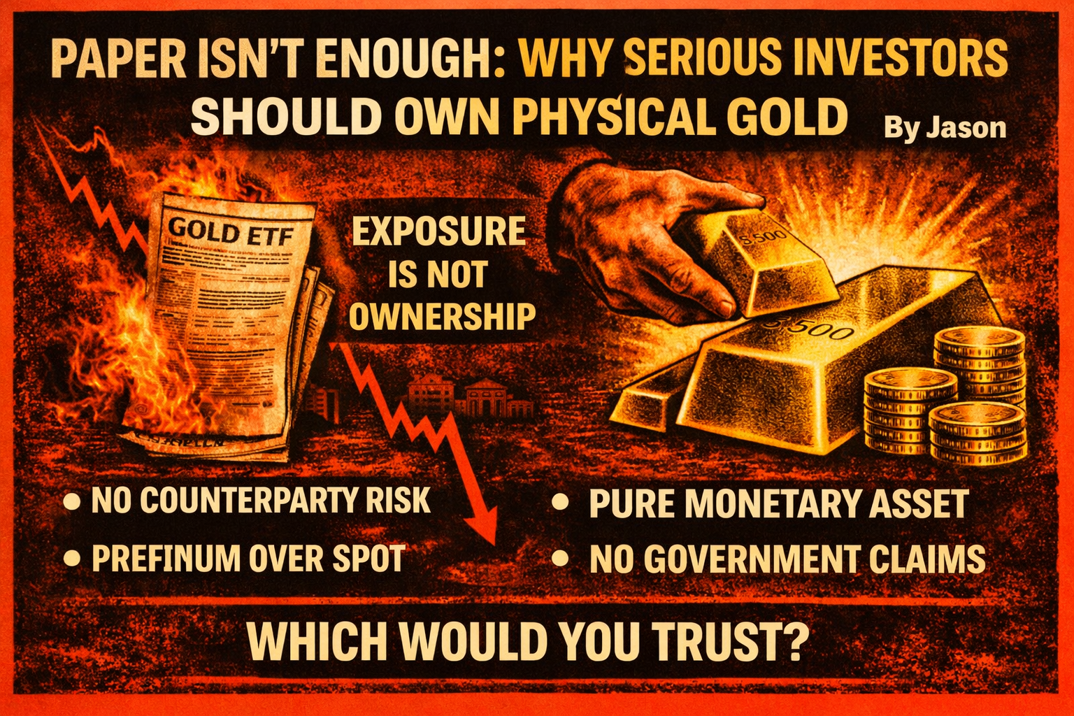 Paper Isn’t Enough: Why Serious Investors Should Own Physical Gold