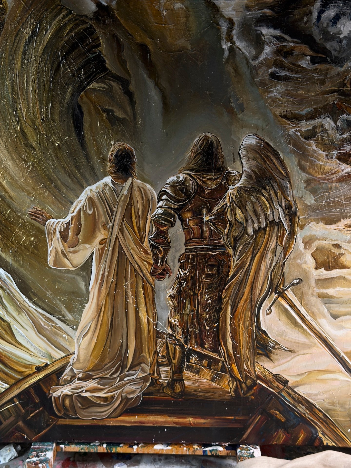 "Fear Not" painting update