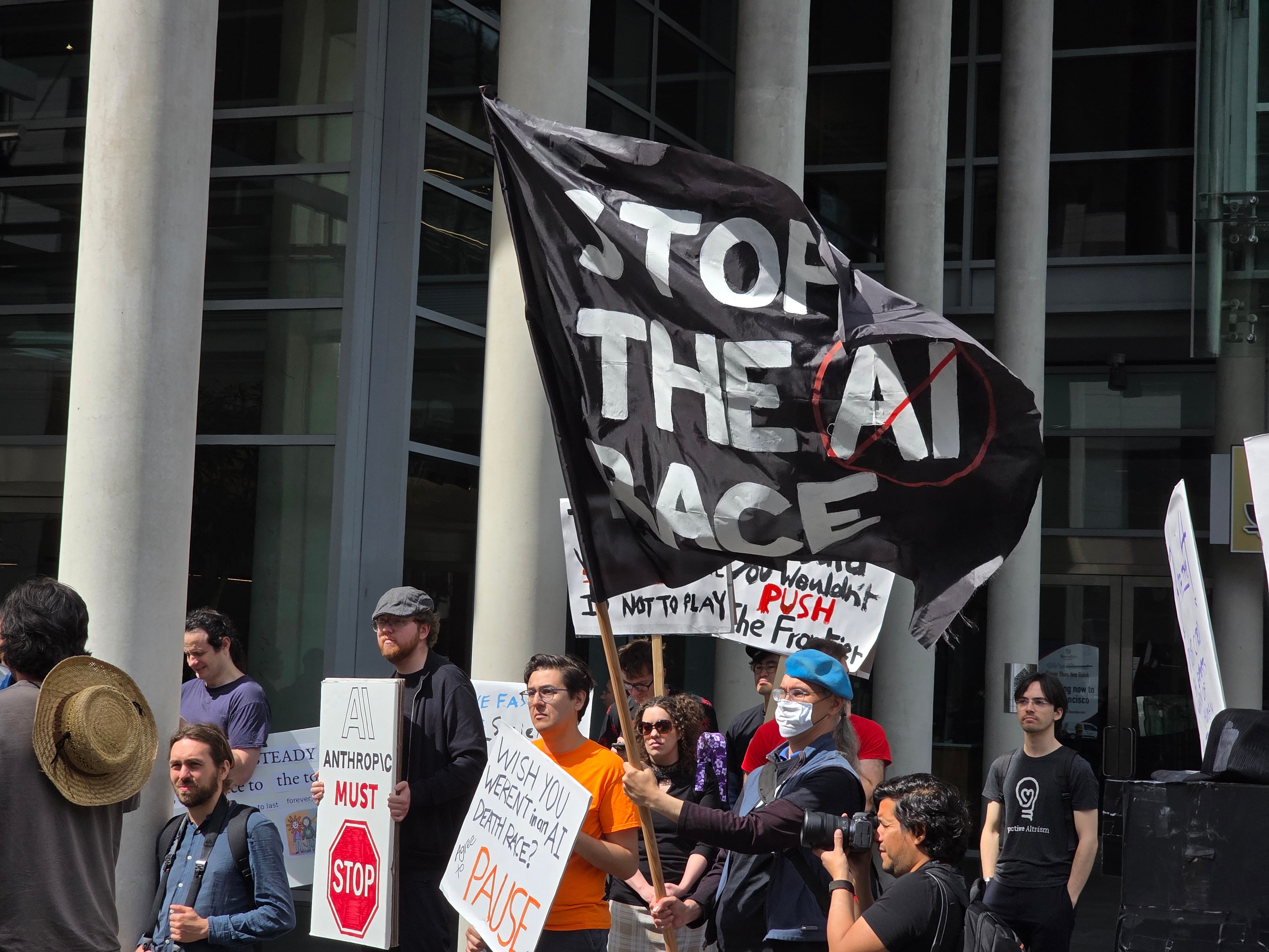 They Helped Build AI, Now They're Protesting It