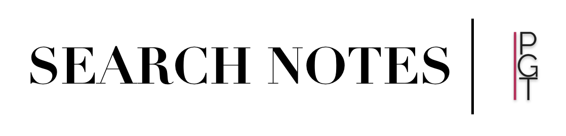 Search Notes, vol. 5 | from Public Good Talent