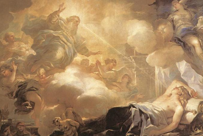 The Dream of Solomon by Luca Giordano Date: 1693