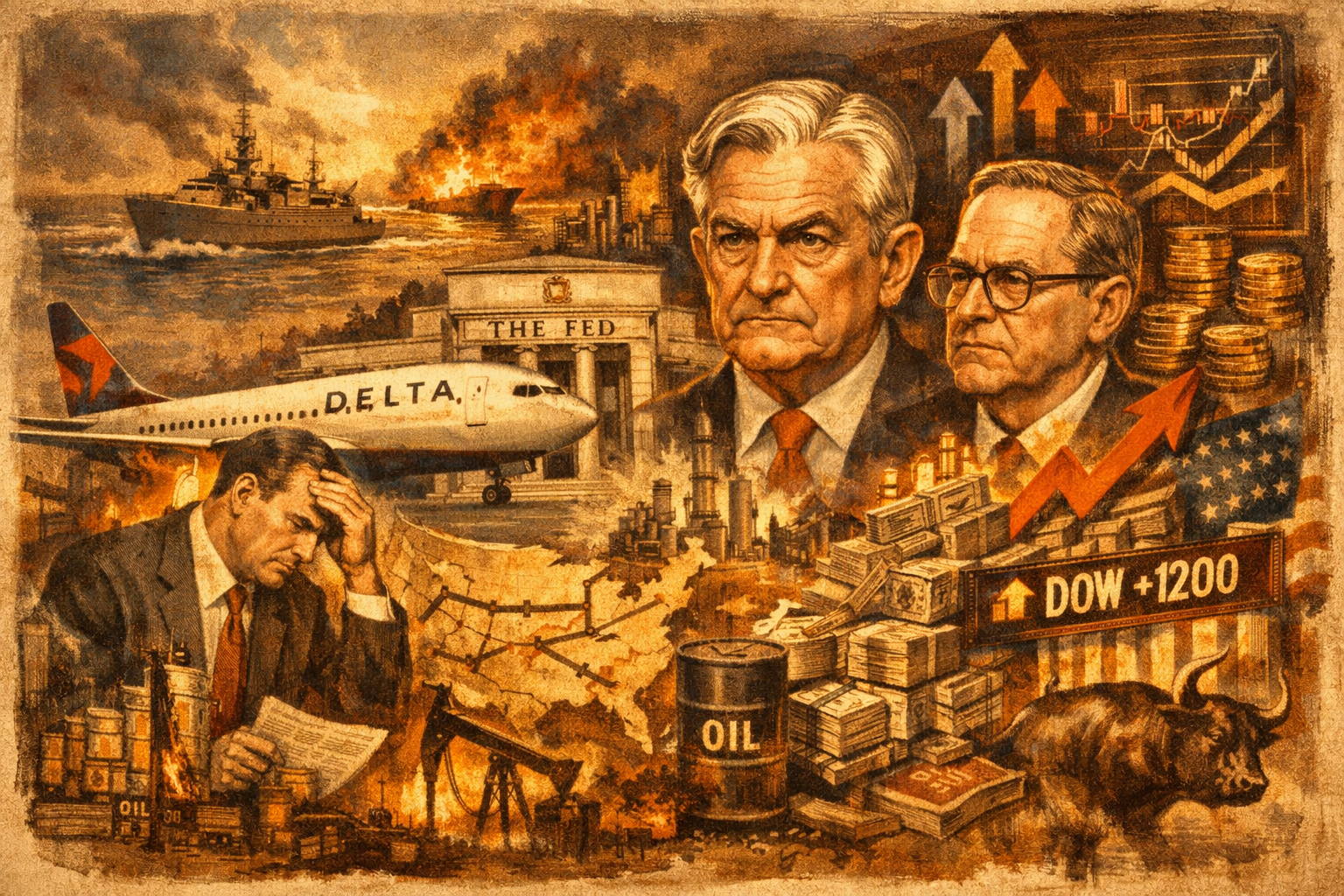 Ceasefire Trades | Delta Beat on a Brutal Quarter | The Fed Said Both Things at Once