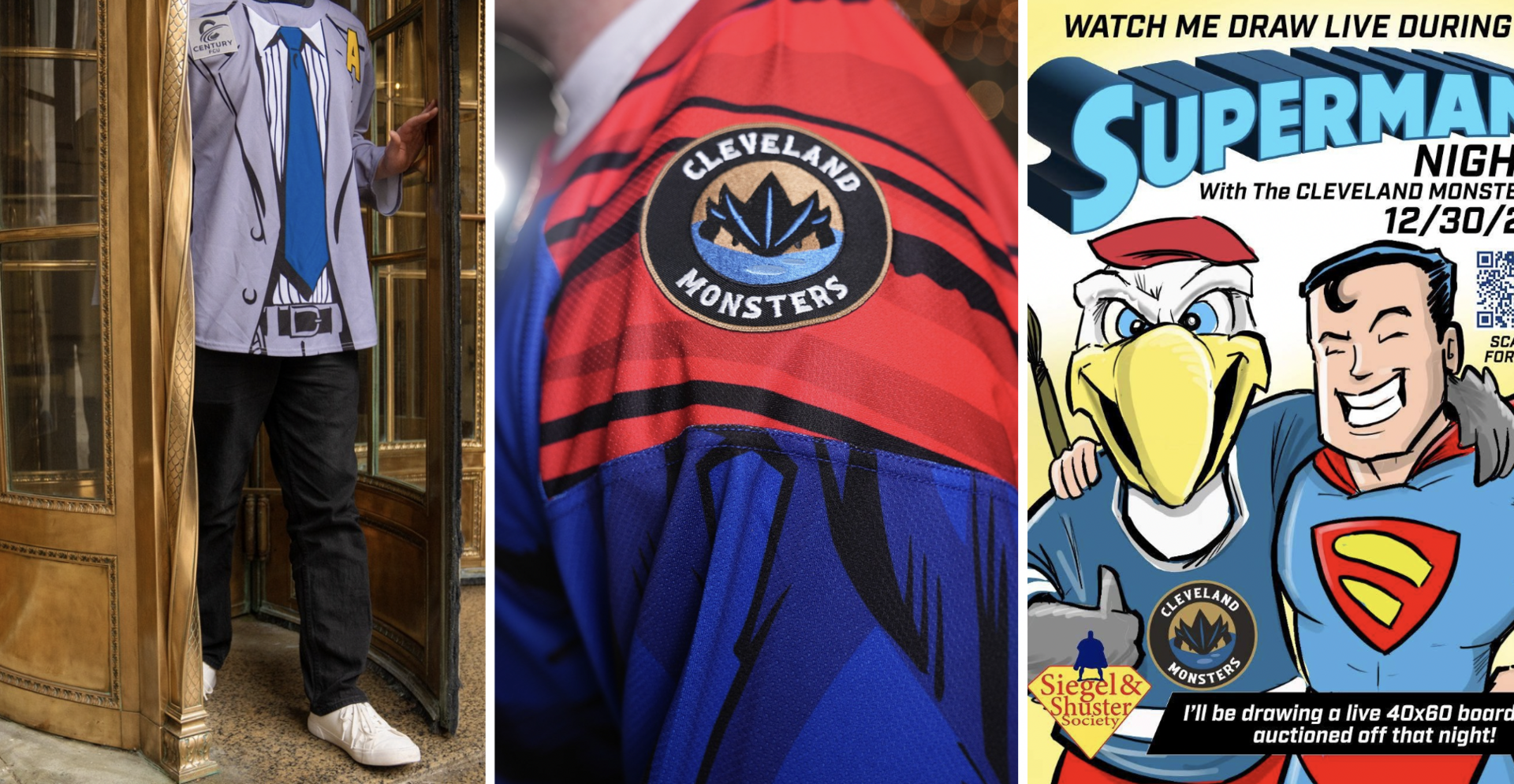 ‘It’s a bird, it’s a plane': It’s the Cleveland Monsters’ new Superman jerseys