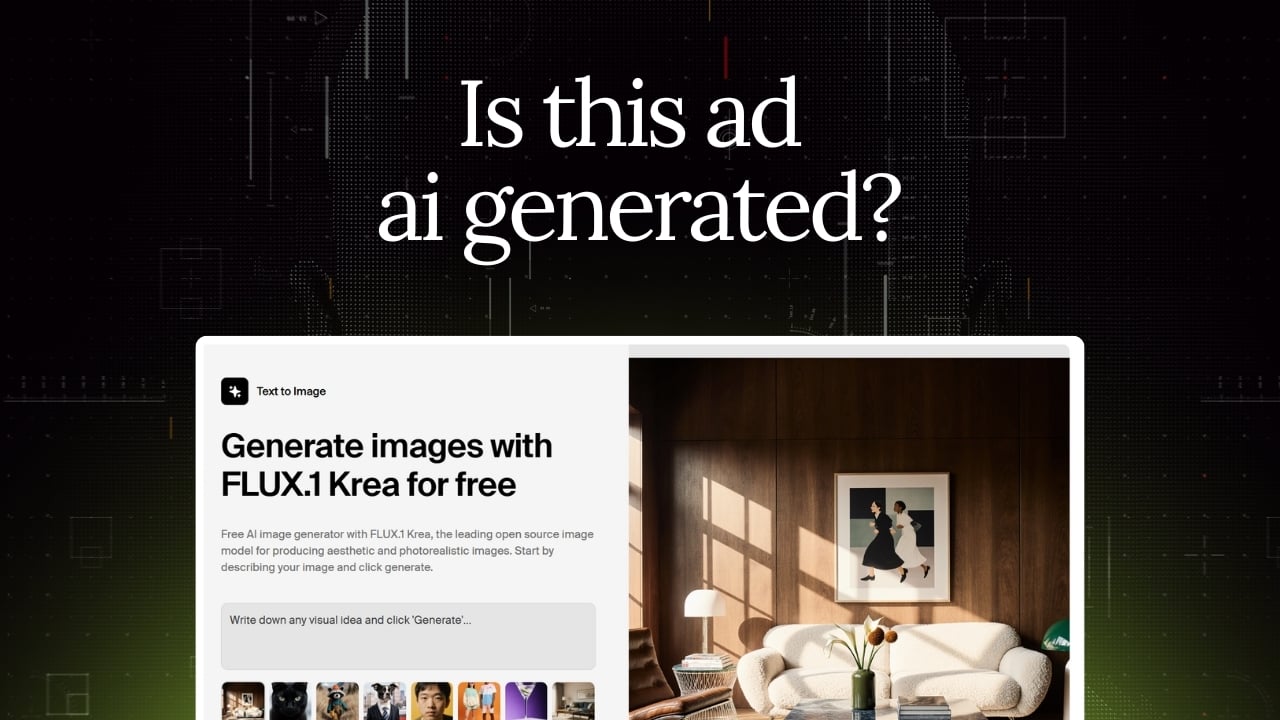 is this ad ai generated?