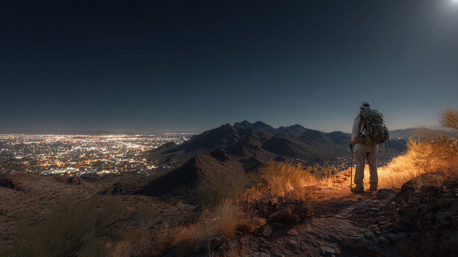 Moonlight Hiking in Phoenix