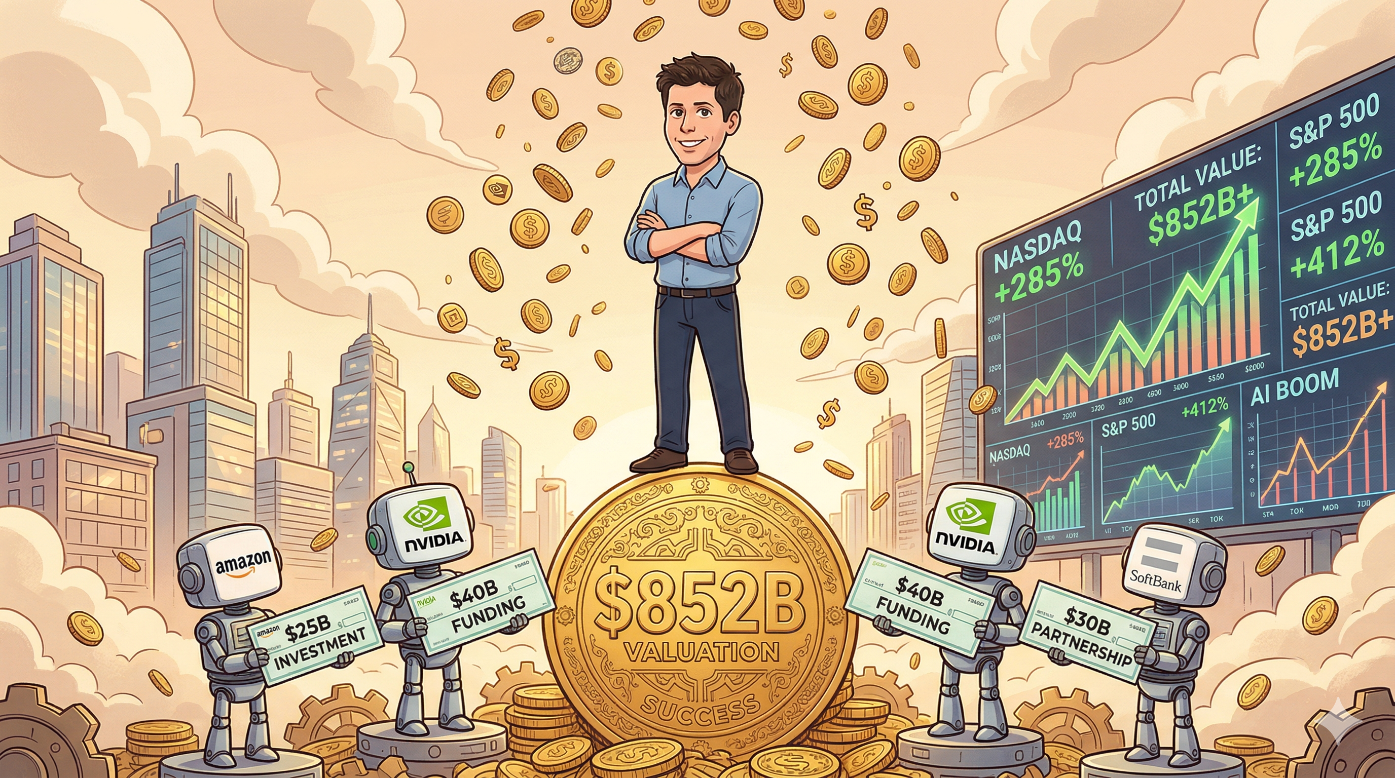 💰852 mil millones de dólares. Sin cotizar en bolsa. OpenAI acaba de reescribir las reglas del juego