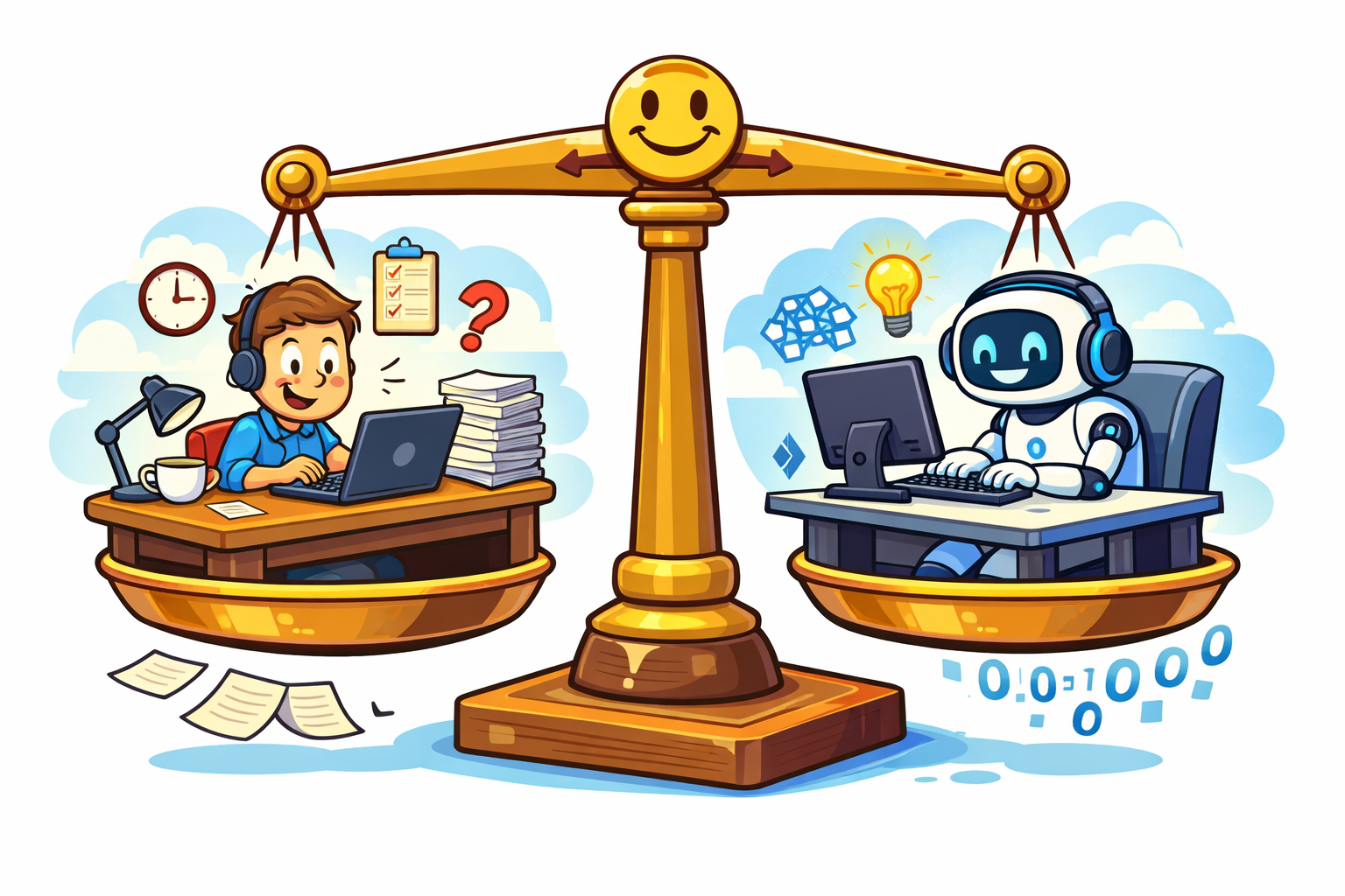 How Do We Balance the Human/AI Workload?