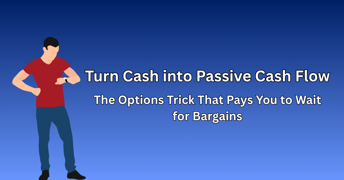 Turn Cash into Passive Cash Flow: The Options Trick That Pays You to Wait for Bargains