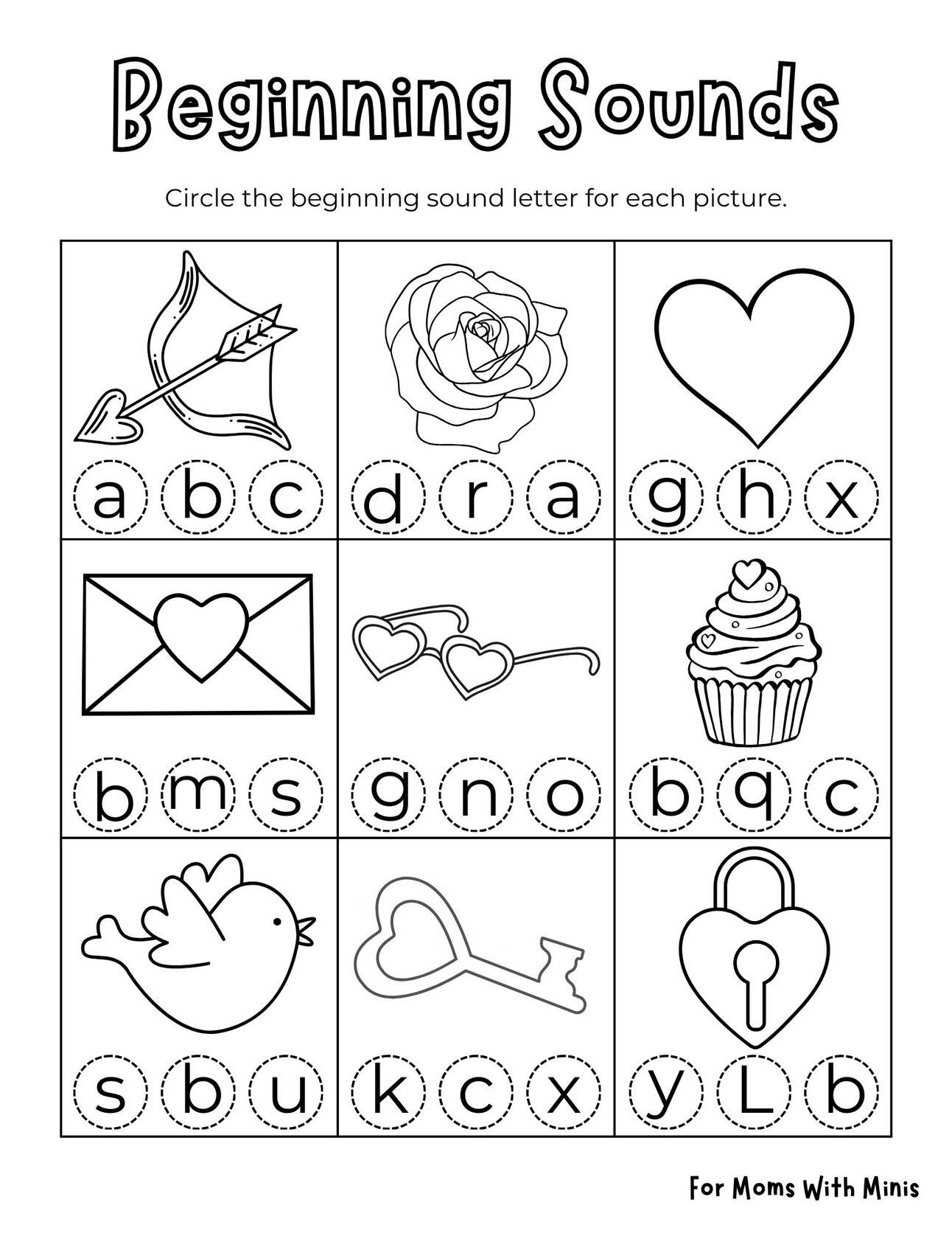 🌹 Valentine's Day Beginning Sounds