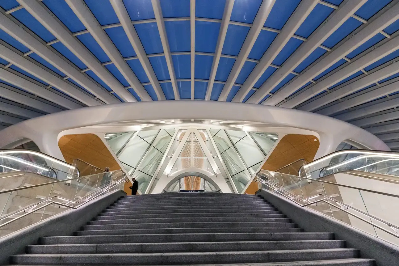 The New Gare de Mons in Belgium