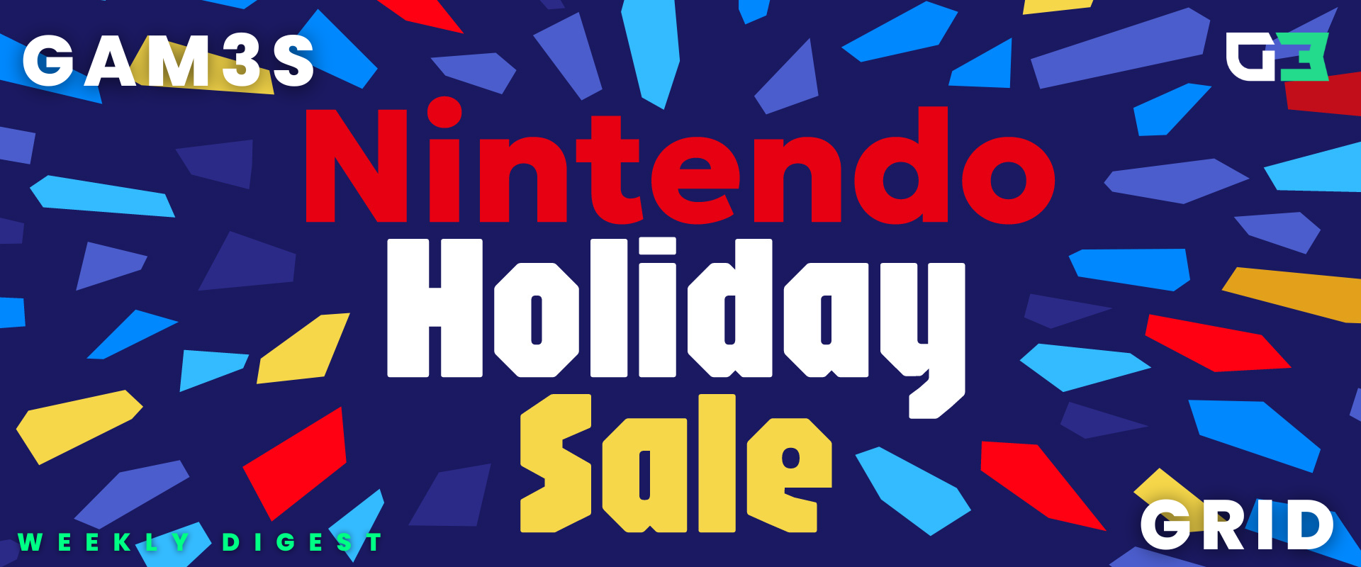 🕹️ Nintendo’s Huge Holiday Sale | GAM3S Grid Weekly