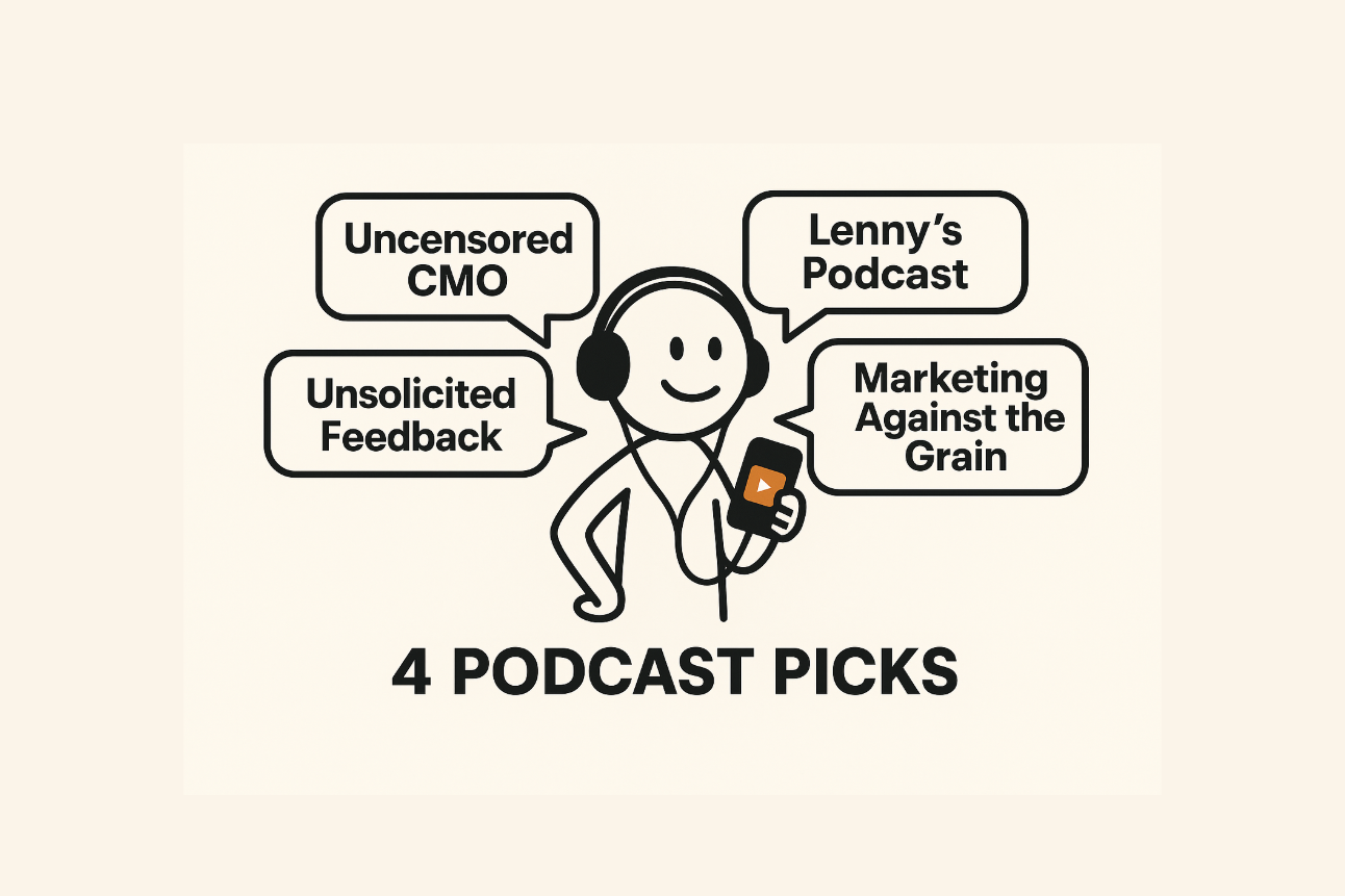 My go-to-marketing podcasts