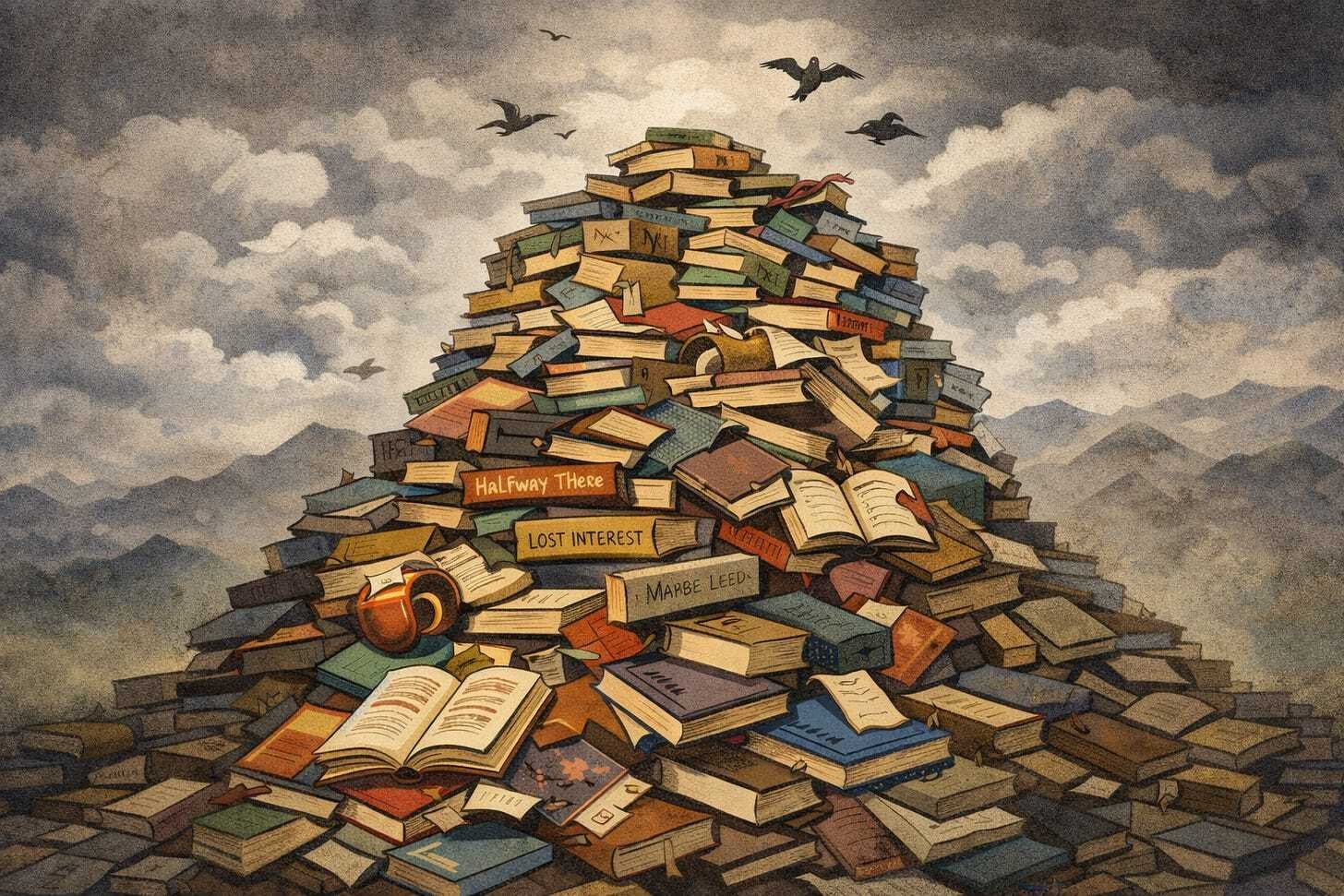 Promising Science and My Mountain of DNF Books