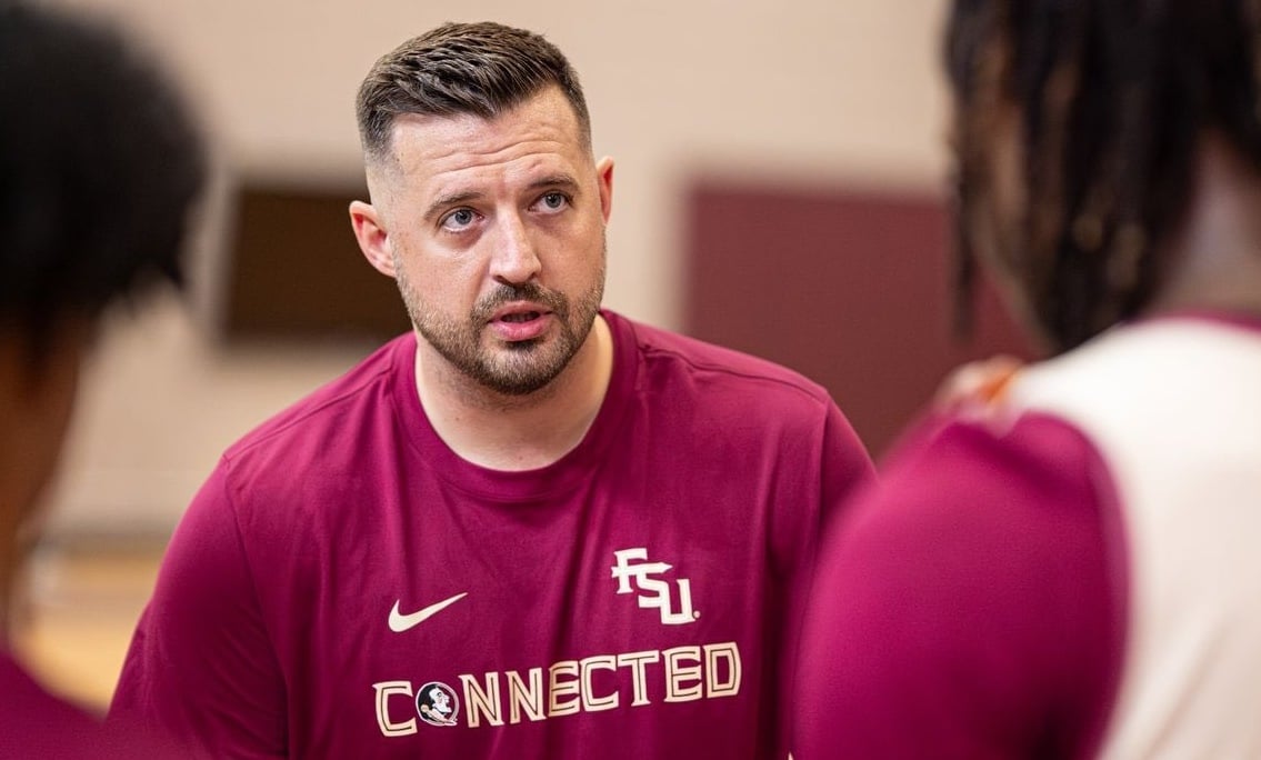 Luke Loucks promised a fast pace and shows it in FSU's first open practice