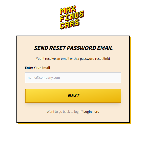 🏎️ How to Set Your Password for your MaxFindsCars Account