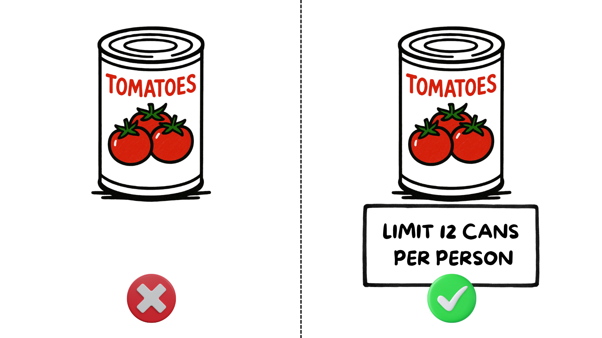 Why "Only 5 per customer" doubles sales