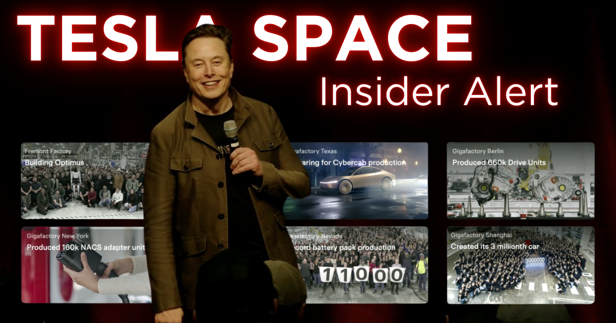 🚨  Tesla Space Alert for Insiders: Tesla Q1 all-hands meeting