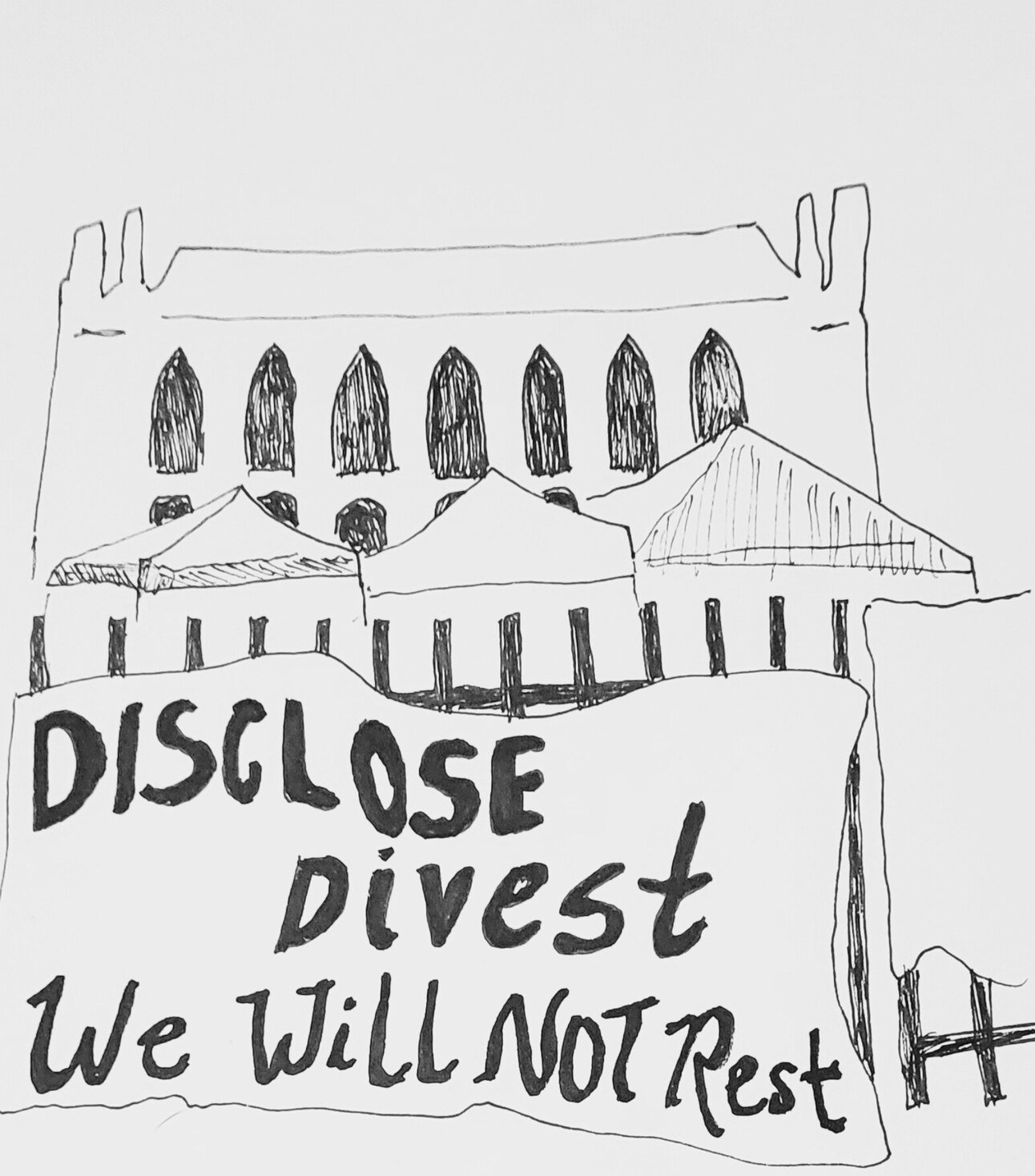 At Northwestern's Student Encampment