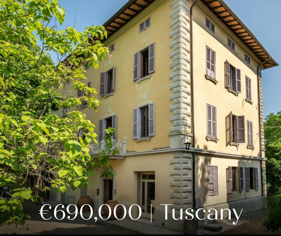 Elegant Tuscan Villa with Guest Cottage & Panoramic Views