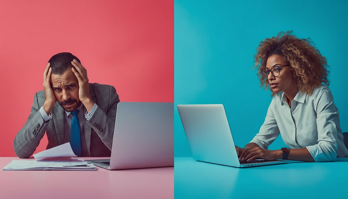 Von 45 Minuten auf 5 Minuten und mein Kollege ist 22