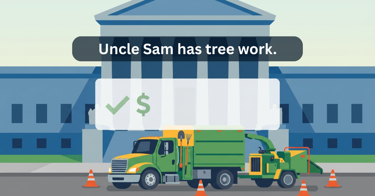 Uncle Sam Has Tree Work