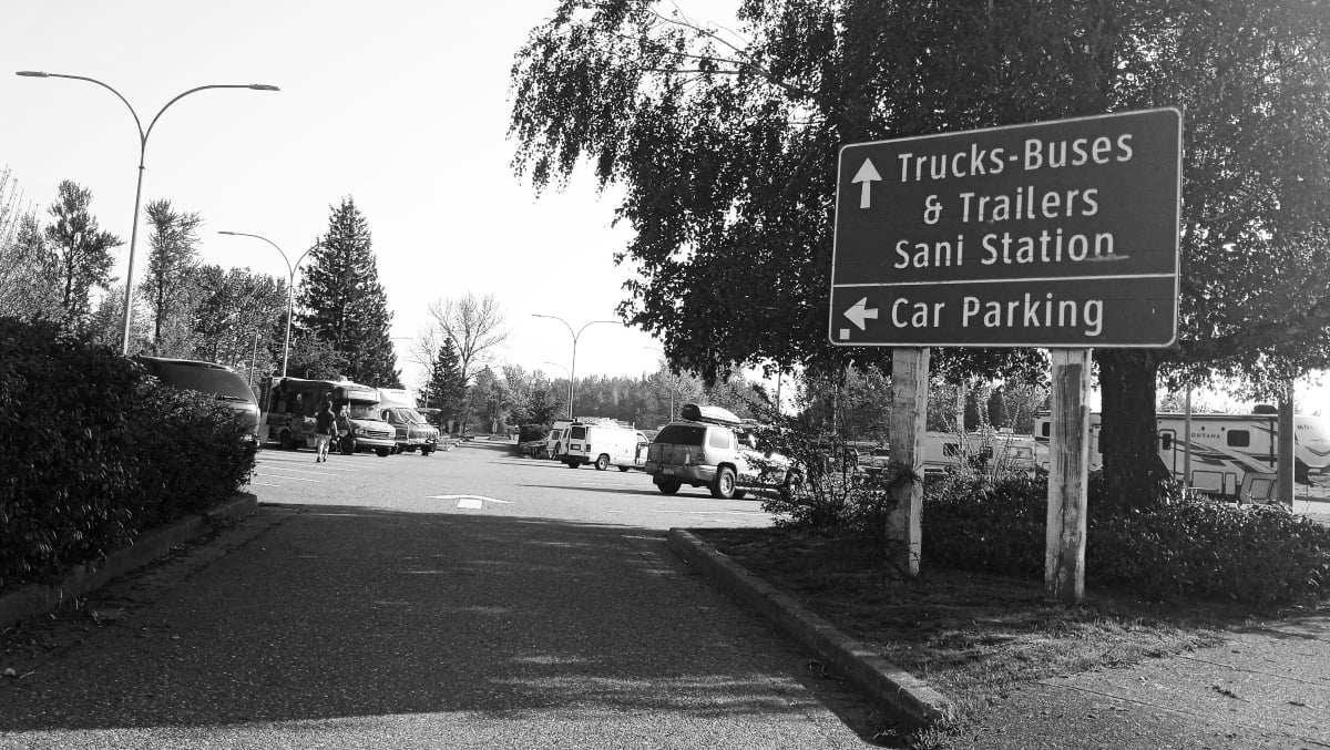 Living at a rest stop