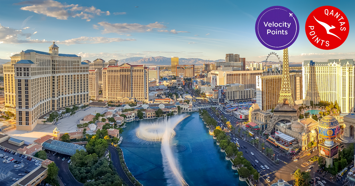 Las Vegas return from 162,600 Qantas Points - Point Hacks Reward Seat Finder