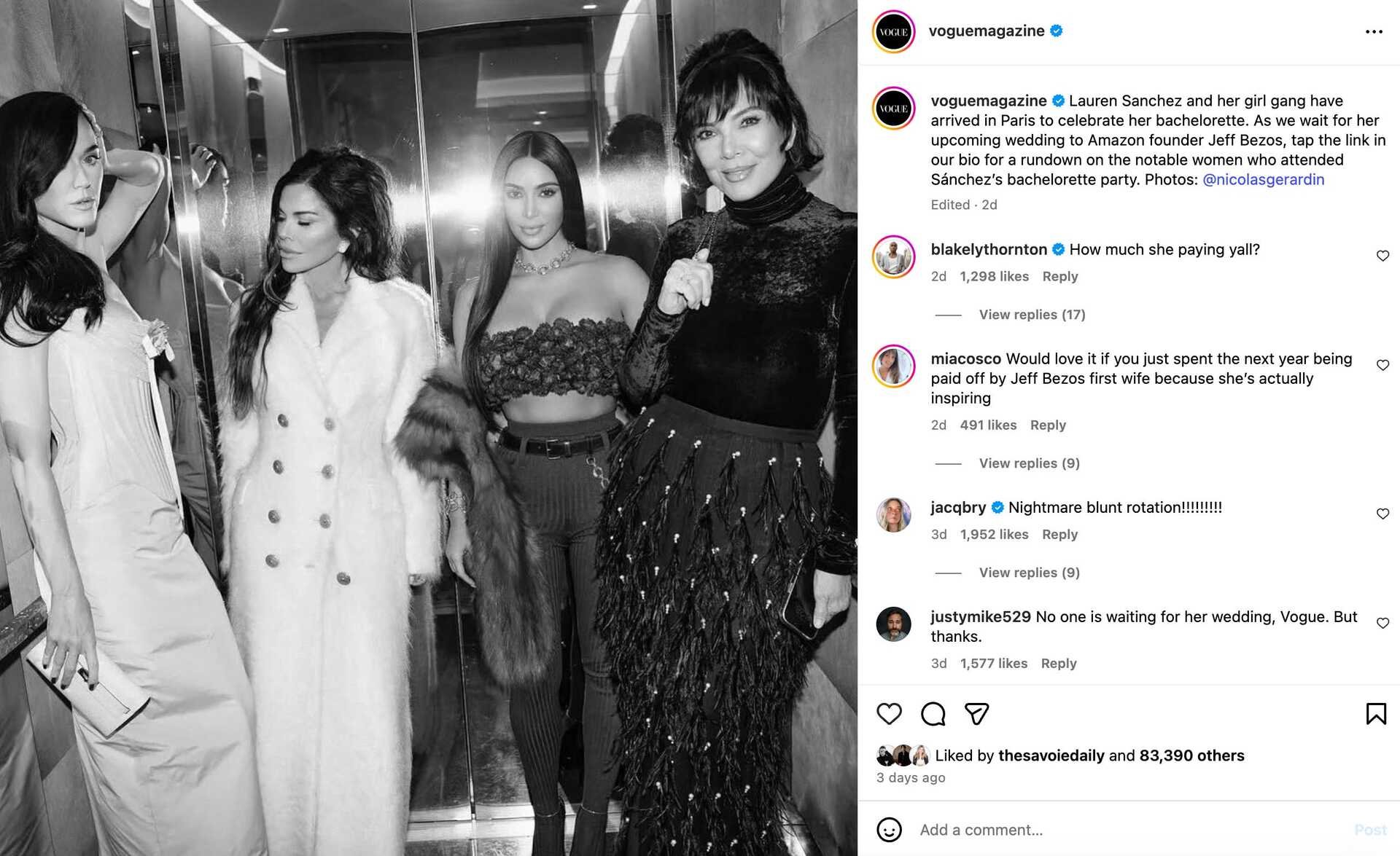 Lauren Sànchez's Bachelorette Party a Symbol of Excess and Oligarchy