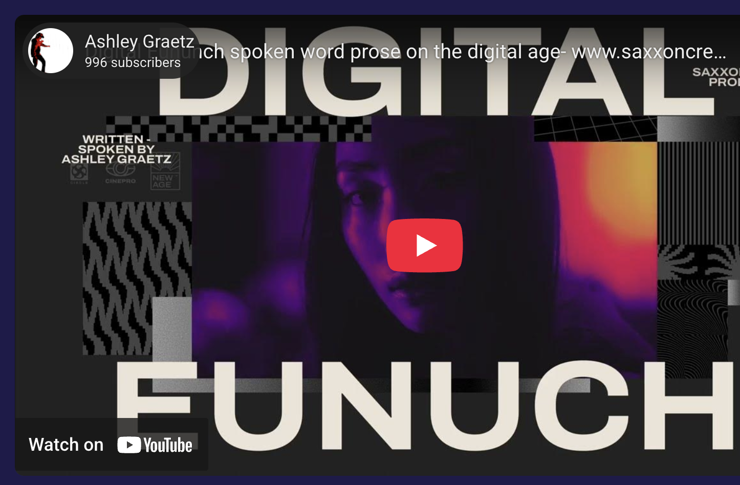 Video Narration of Digital Enunch Prose