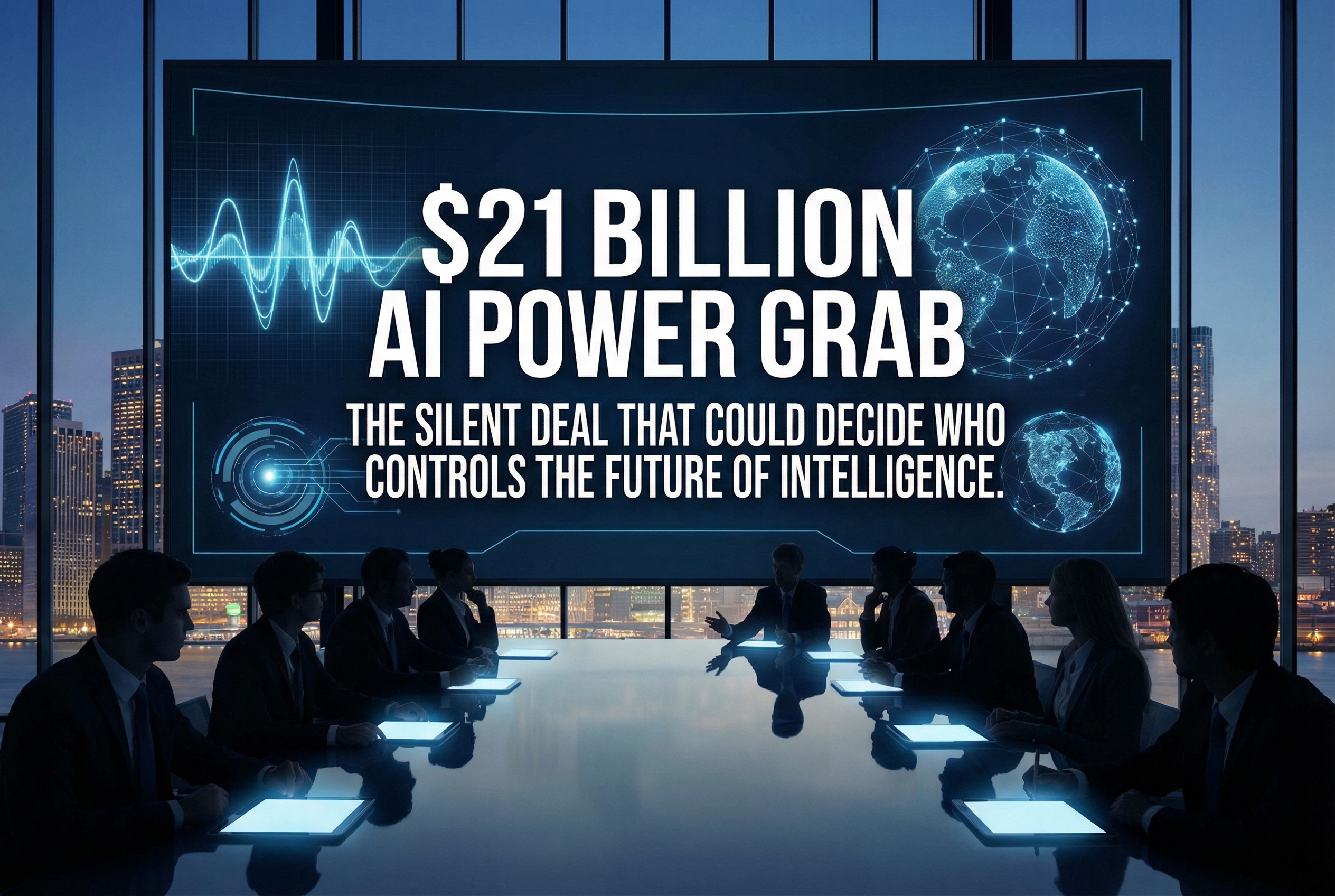🤖 $21 Billion AI Power Grab: The Silent Deal That Could Decide Who Controls the Future of Intelligence