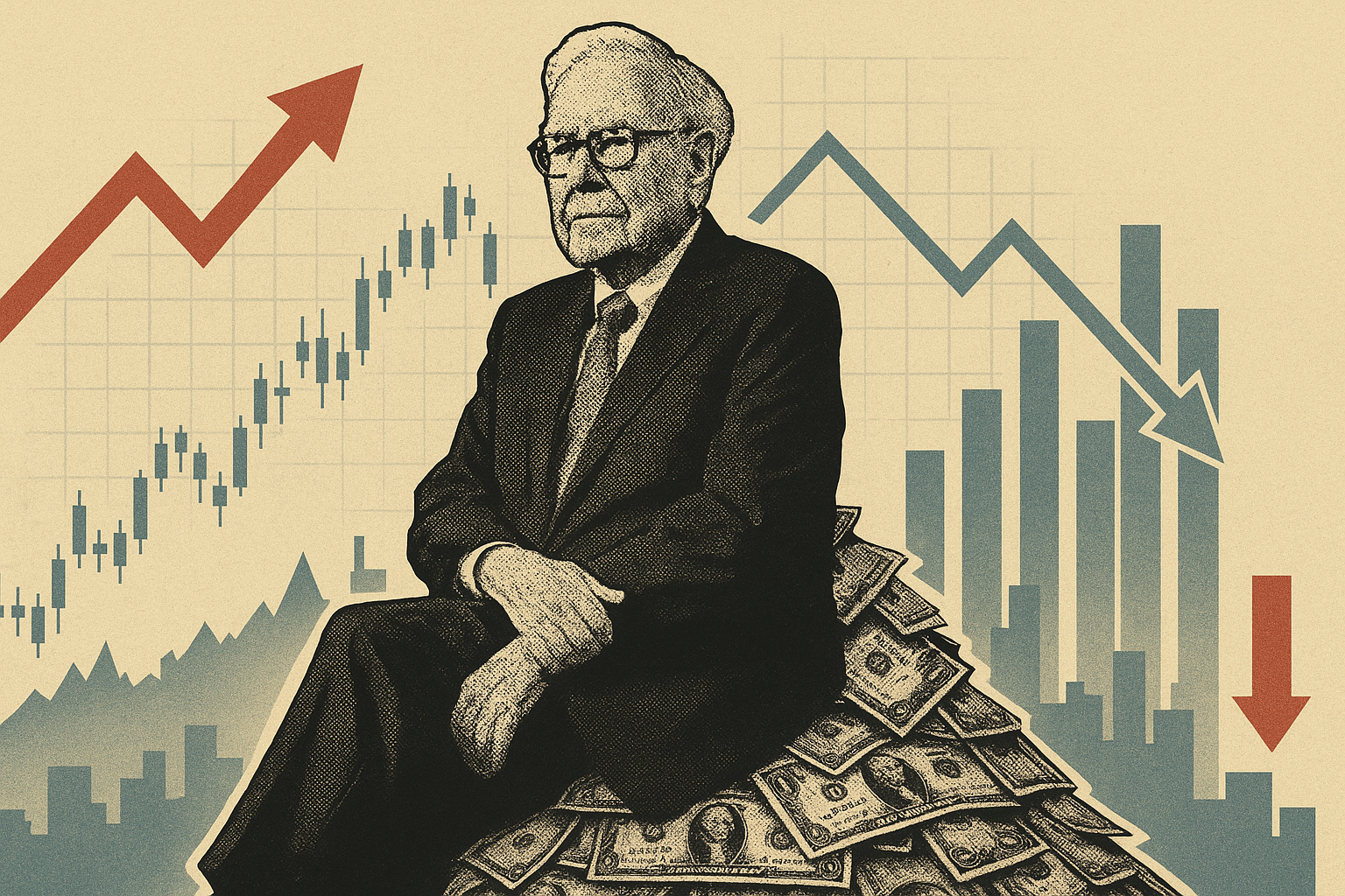 Warren Buffett still thinks the market's too expensive. Look at his $381 billion cash pile.