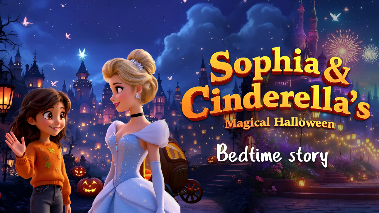 Today’s Story:  Sophia & Cinderella's Magical Halloween 🎃