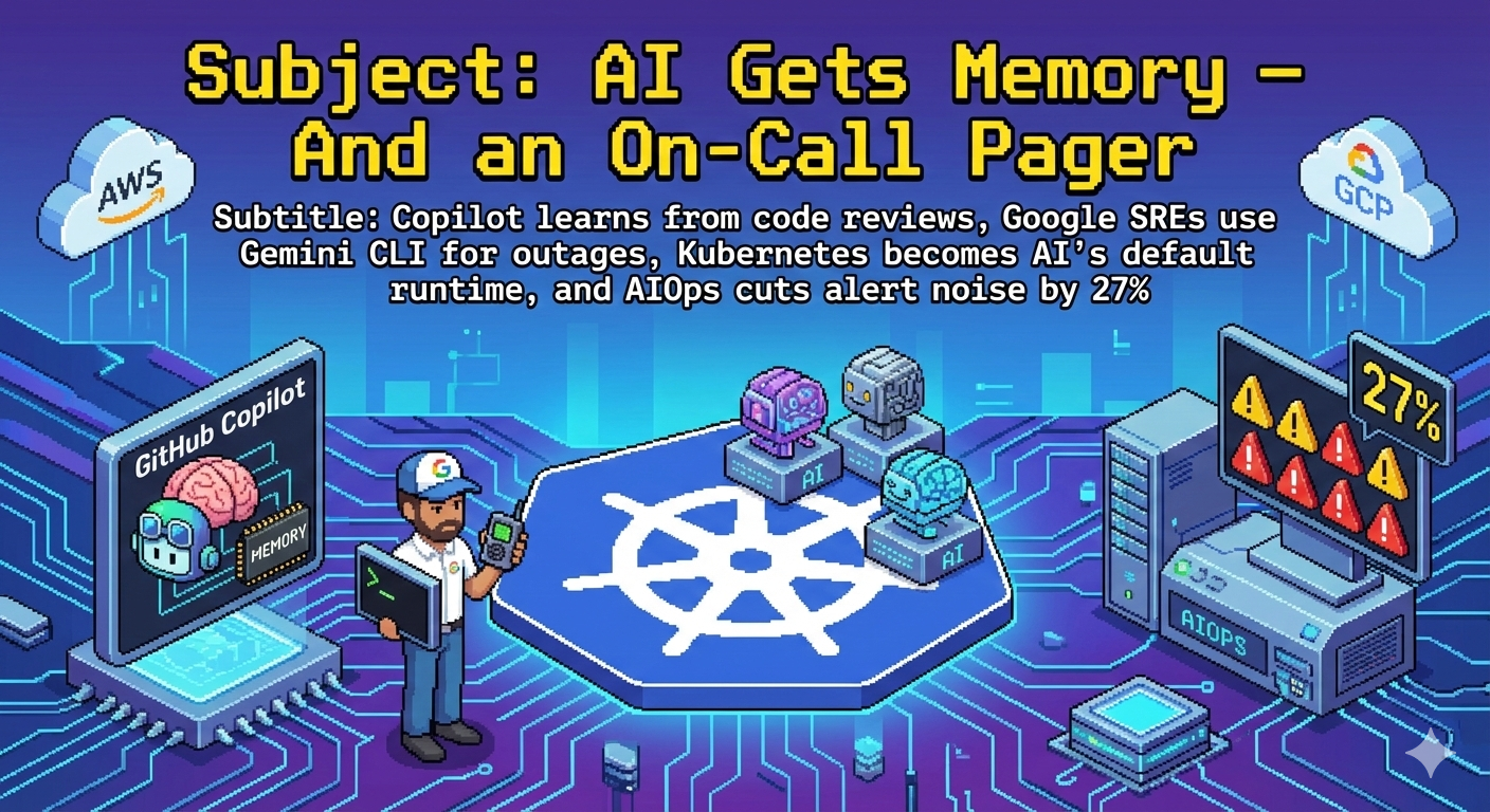  AI Gets Memory — And an On-Call Pager