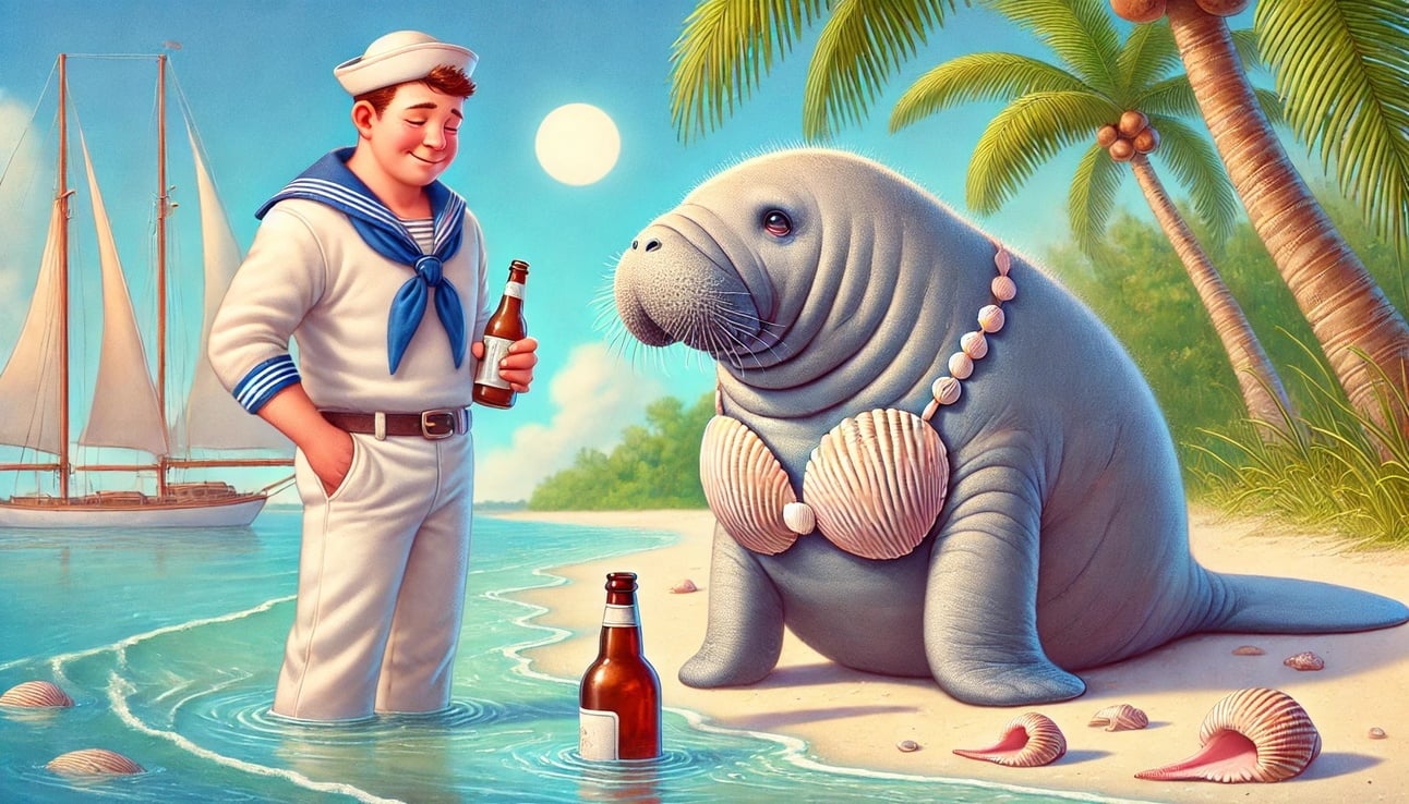Manatees were once thought to be mermaids