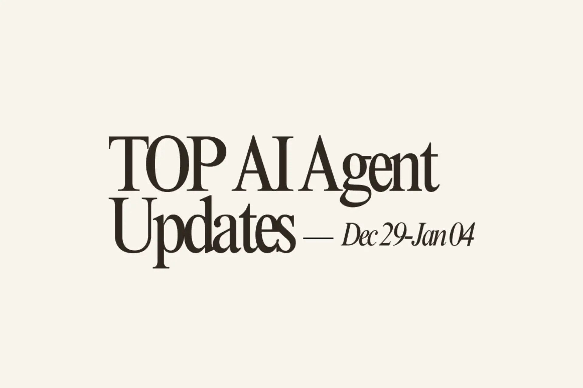 I didn’t expect AI to move this fast in week one of 2026.