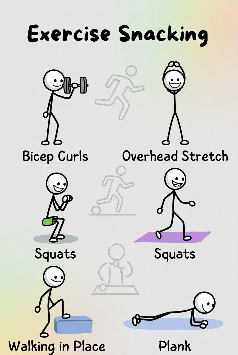 Exercise Snacking: The Laziest Way to Extend Your Life