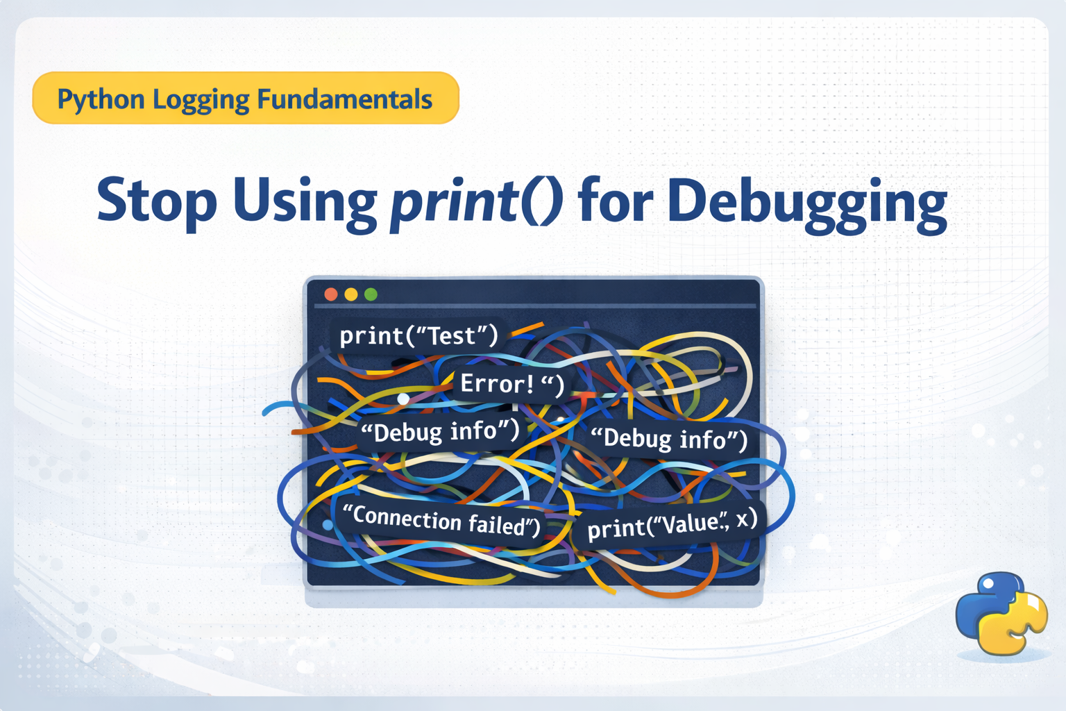 Why you should use logging in Python over print statements in your code