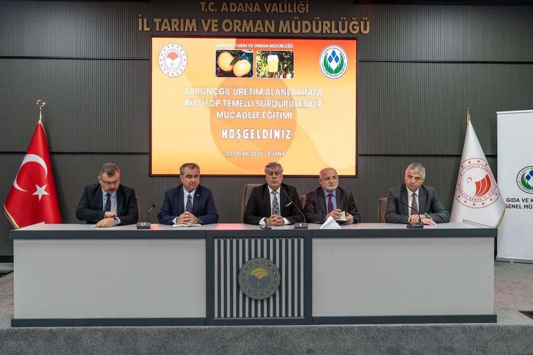 Adana’da Tarımın Geleceği Masaya Yatırıldı: Turunçgilde Zirai İlaca "Biyolojik" Fren