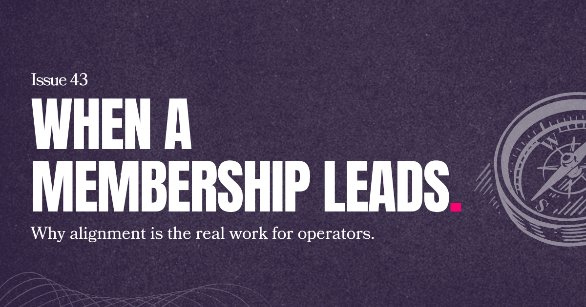 When Membership Leads.