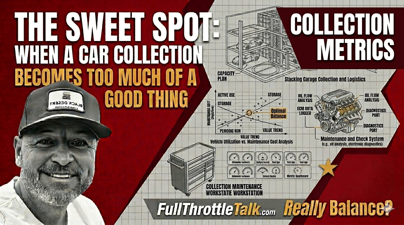 ✨ The Sweet Spot: When a Car Collection Becomes Too Much of a Good Thing